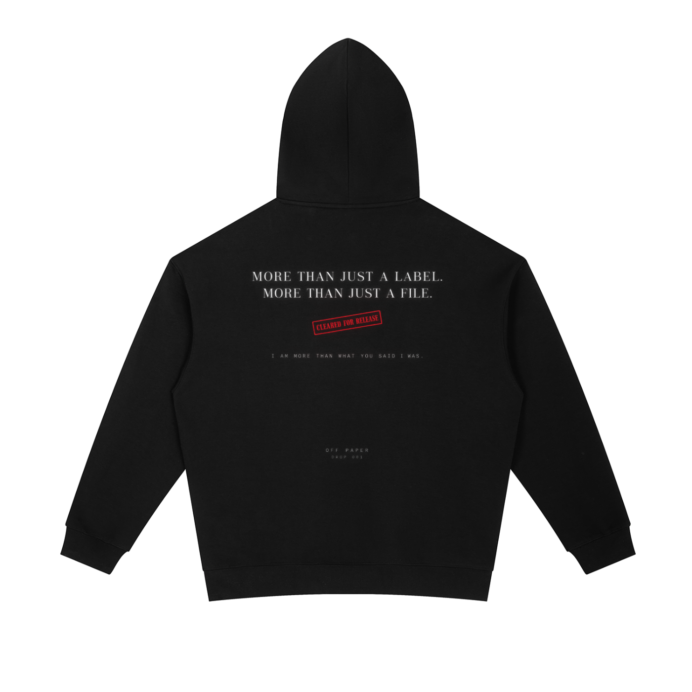 OFF PAPER ESSENTIAL HOODIE