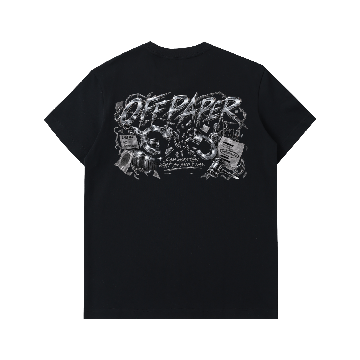 OFF PAPER CASE CLOSED TEE